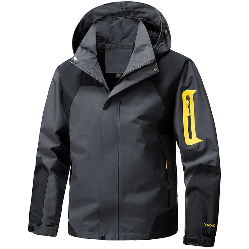 CHRLCK Unisex Waterproof Running Jackets Windproof Windbreakers Spring Autumn Women Hiking Camping Fishing Trekking Coats