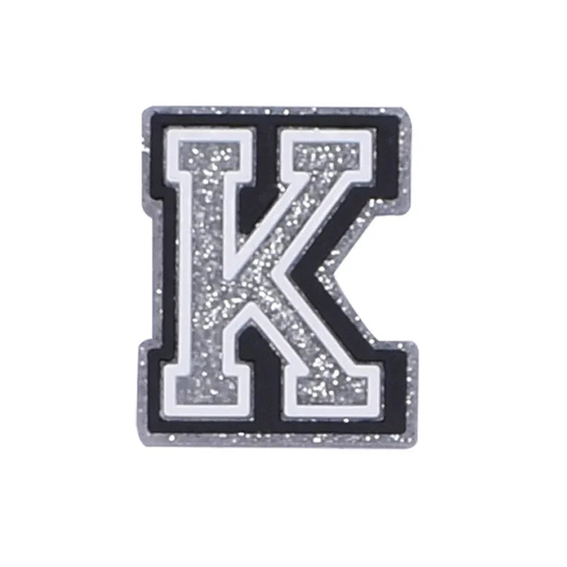 Hot Sale 1Pcs Letter Shoe Charms Decorations for Crocs Accessories Alphabet Pins Women Xmas Party Favors Gifts