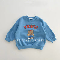 Cartoon Printing Tshirt For Boys Girls Mickey Mouse Sweatshirts Toddler New Long-sleeved Tops Casual Loose Crew Neck Pullovers