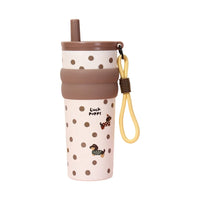 Eco-Friendly Stainless Steel Insulation Cup High-Capacity Leak-Proof Vacuum Flask Large Capacity 600ml Vacuum Cup Office