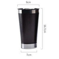 Stainless Vacuum Insulated Cup Double Wall Beer Mug Bottle Opener Car Coffee Cup Portable Travel Tumbler Hot/Cold Drinkware Cup
