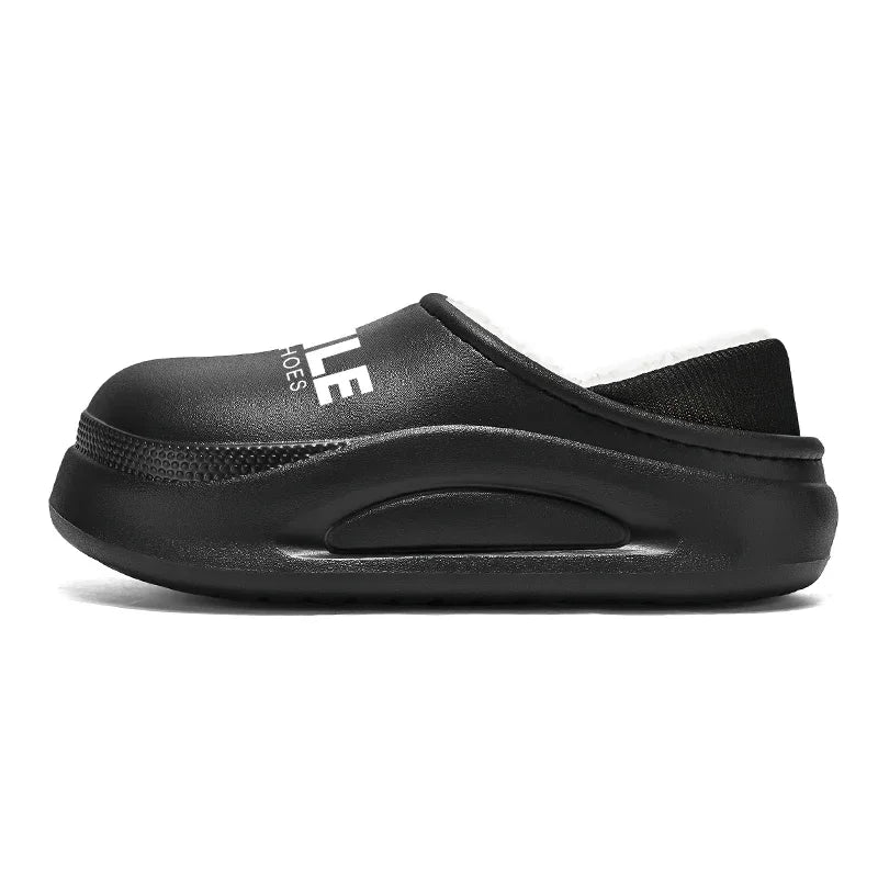 Winter Women Shoes Slippers Comfort Slip-on Mans Sandals Leisure Warm Short Plush  Men Shoes Women