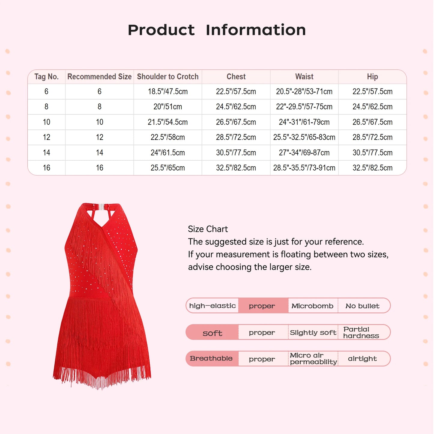 Kids Girls Latin Dance Cha-cha Samba Salsa Costume Rhinestones Fringe Leotard Dress Sleeveless Strappy Back Tassel Jumpsuit