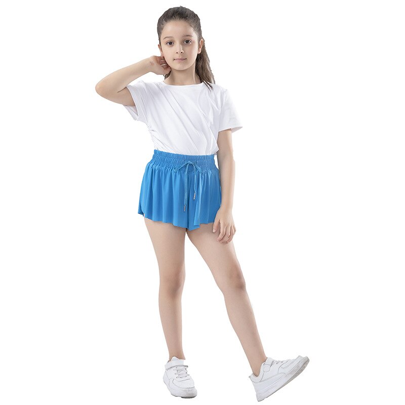 Children's Shorts 2023 New Running Tennis Short for Kids Girls Skirt-shorts Trouser Teenager Pocket Sports Pants Clothing