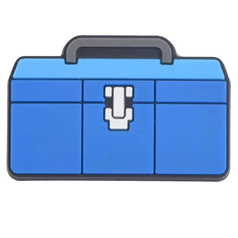 New Arrivals Hot Sale 1 Pcs Tool PVC Shoe Charms for Crocs Pin DIY Shoe Bracelet Wristband for Boys Men Party Favor Gifts