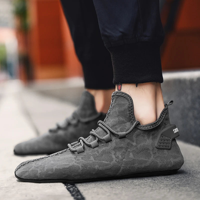 YRZL Fashion Summer Shoes Soft Comfortable Breathable Shoe for Man Shoes Men Trend Lightweight Outdoor Casual Walking Shoes