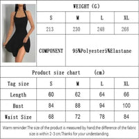 2026 New Arrival Women Sexy Halter Backless A-Line Flared Swing Mini Dress