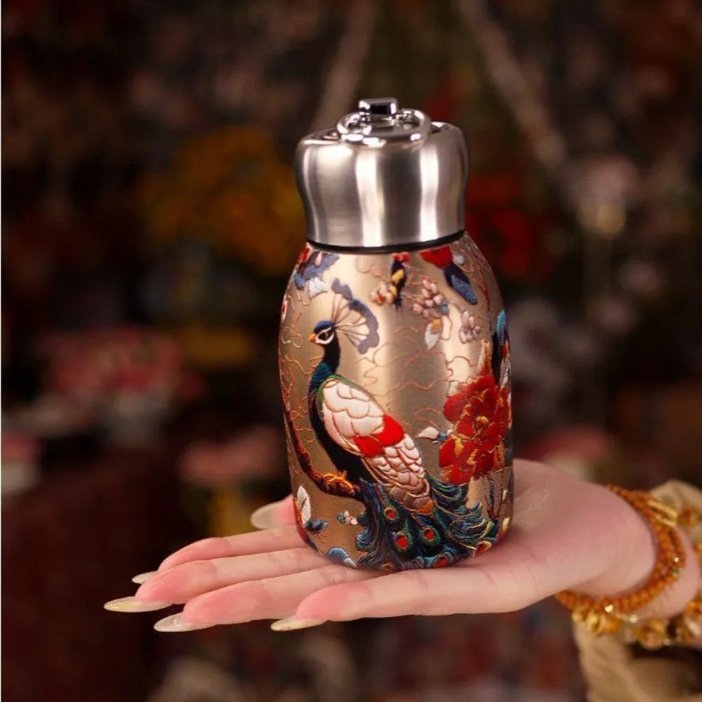 316 Stainless Steel Insulated Cup Leak Proof Portable Water Bottle Durable 300ml Slim Insulated Thermal Water Bottle