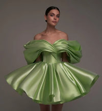Eightree Sexy Short A-Line Evening Dresses 2026 Off The Shoulder Mini Prom Dress Women Party Coktail Ball Prom Gowns Customized