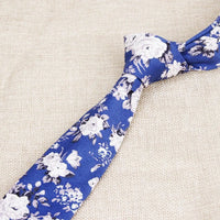 Classic Men's Flower Ties Handmade Cotton Tie For Men 6CM Narrow Floral Neckties Gift Wedding Party Casual Gravatas Paisley Tie