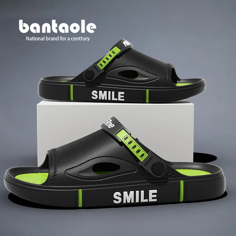 2025 In Vogue New Couple Sandals Non-Slip Lightweight Thick Sole Dopamine Color Beach Shoes For Men Women