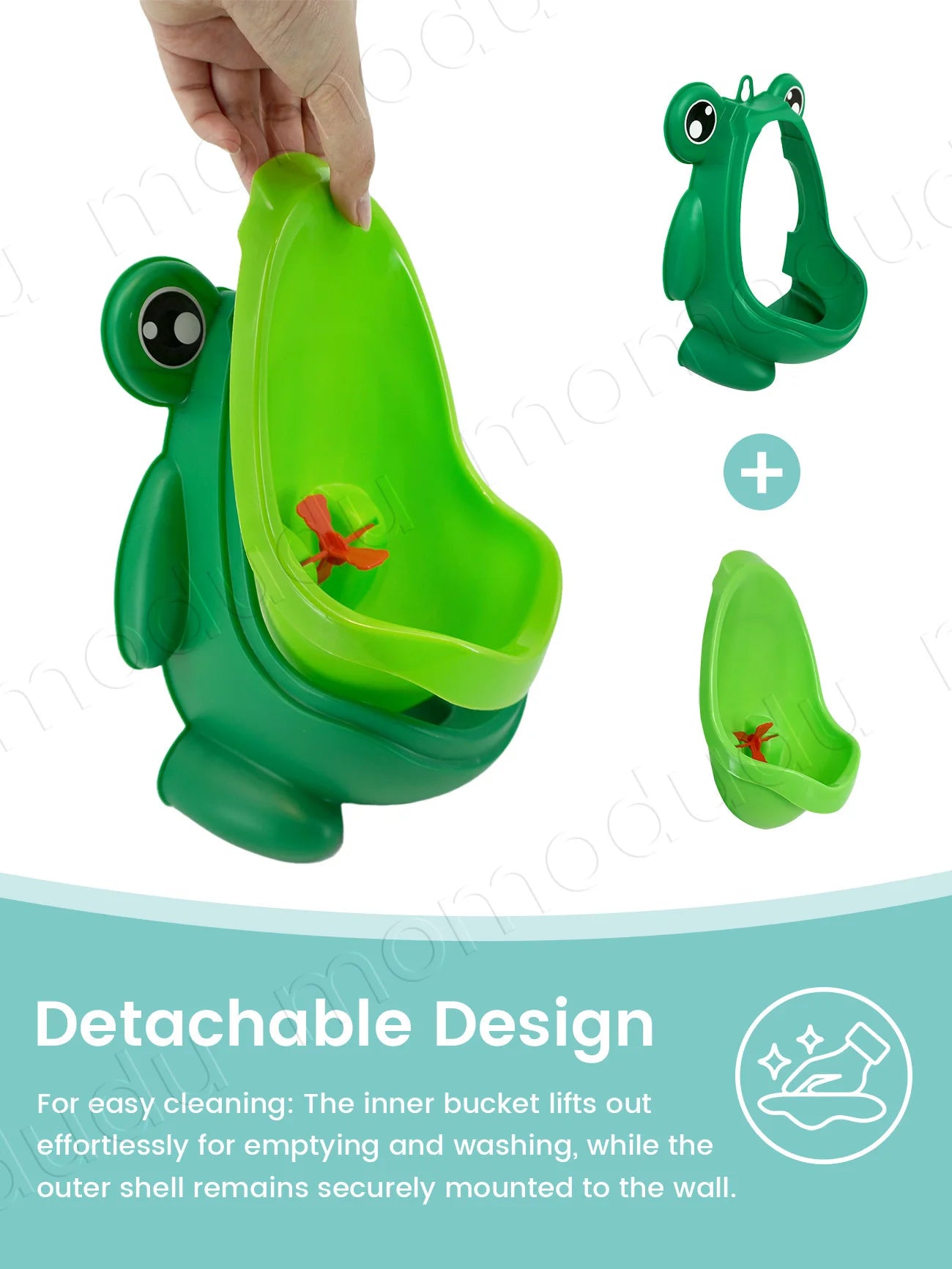 Cute Frog Potty Training Urinal Boy With Fun Aiming Target, Toilet Urinal Trainer, Children Stand Vertical Pee Infant Toddler