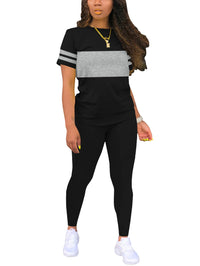 Women's Summer Casual  Set Fashionable Comfortable Ensemble Ladies Clothing Outfit