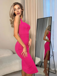 Bandage Dress Women Party Dress Bodycon Elegant Sexy Evening Birthday Club Outfits Summer 2024