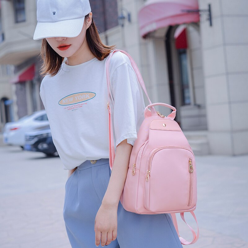 Fashion Ladies Small Backpack Women Oxford Waterproof Mini Backpack Women Backpack  Small Backpacks For Girls Teenagers