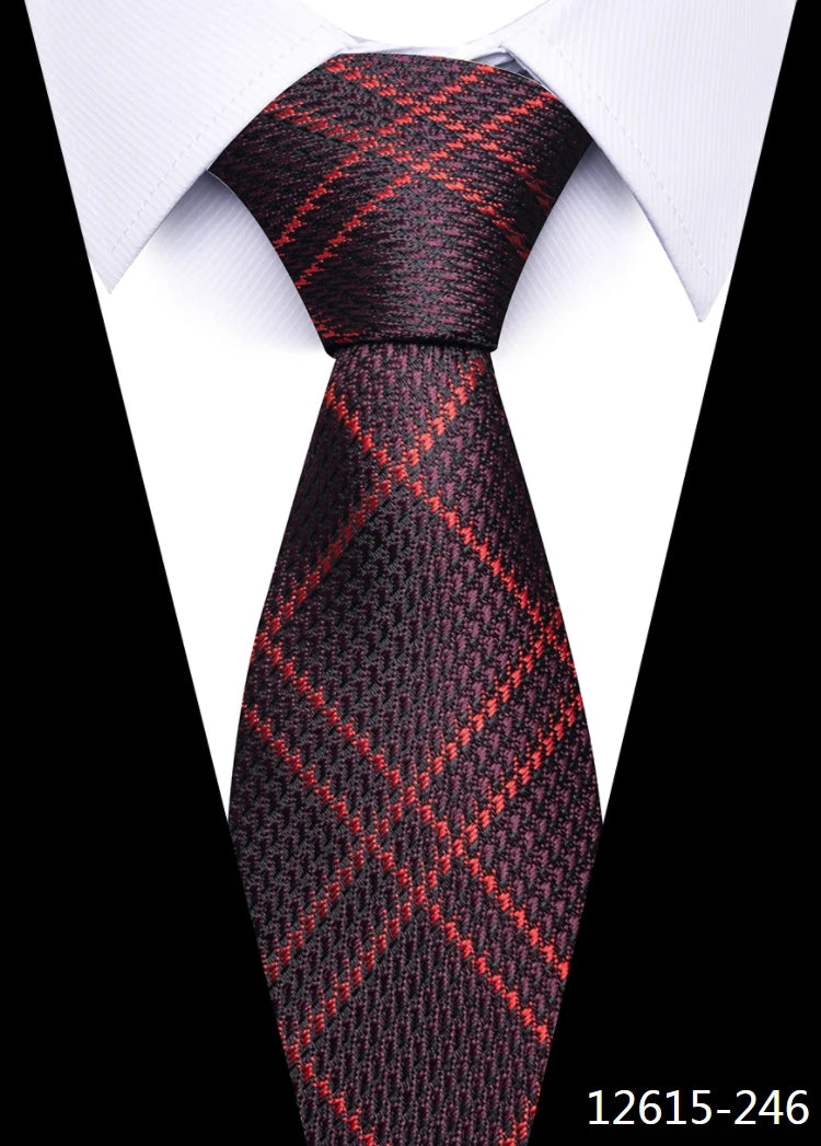 Newest Style 8 cm Necktie Man Blue Golden Striped Wedding Accessories Performance Tie Men Necktie Gravatas Fit Business