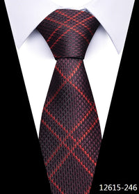 Newest Style 8 cm Necktie Man Blue Golden Striped Wedding Accessories Performance Tie Men Necktie Gravatas Fit Business