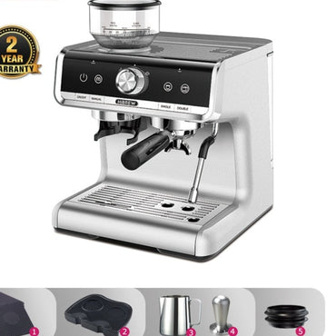 HiBREW  Barista Pro 19Bar Bean to Espresso,Cafetera  Commercial Level Coffee Machine with Full Kit for Cafe Hotel Restaurant H7