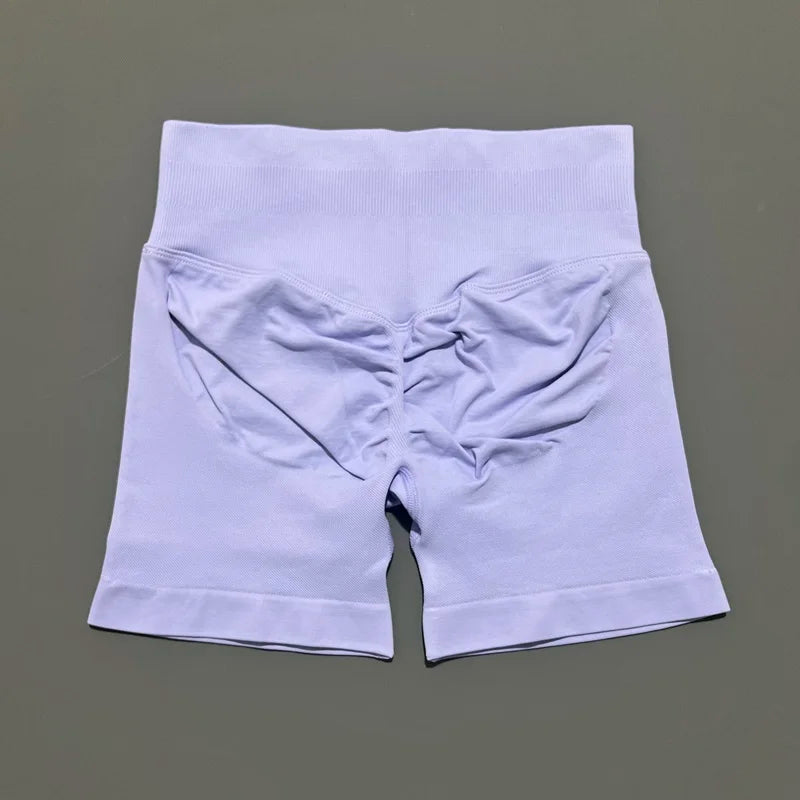 Gym Shorts Women Fitness Sports Biker Shorts High Waist And Waist Tightening Yoga Shorts Workout Scrunch Butt Seamless Leggings