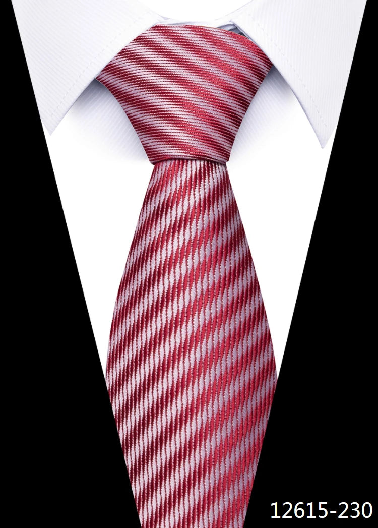 Newest Style 8 cm Necktie Man Blue Golden Striped Wedding Accessories Performance Tie Men Necktie Gravatas Fit Business