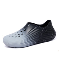 2025 Fashion single size gradient hole garden shoes outdoor beach casual shoes comfortable soft sole fashion sandals