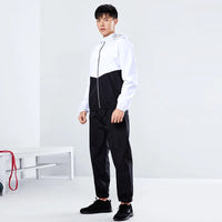 Sports Sweat Sauna Suit for Men and Women, Sweat Trousers, Running, Weight Loss, Fitness Clothing, Drop Body Suit, Jacket, Tops