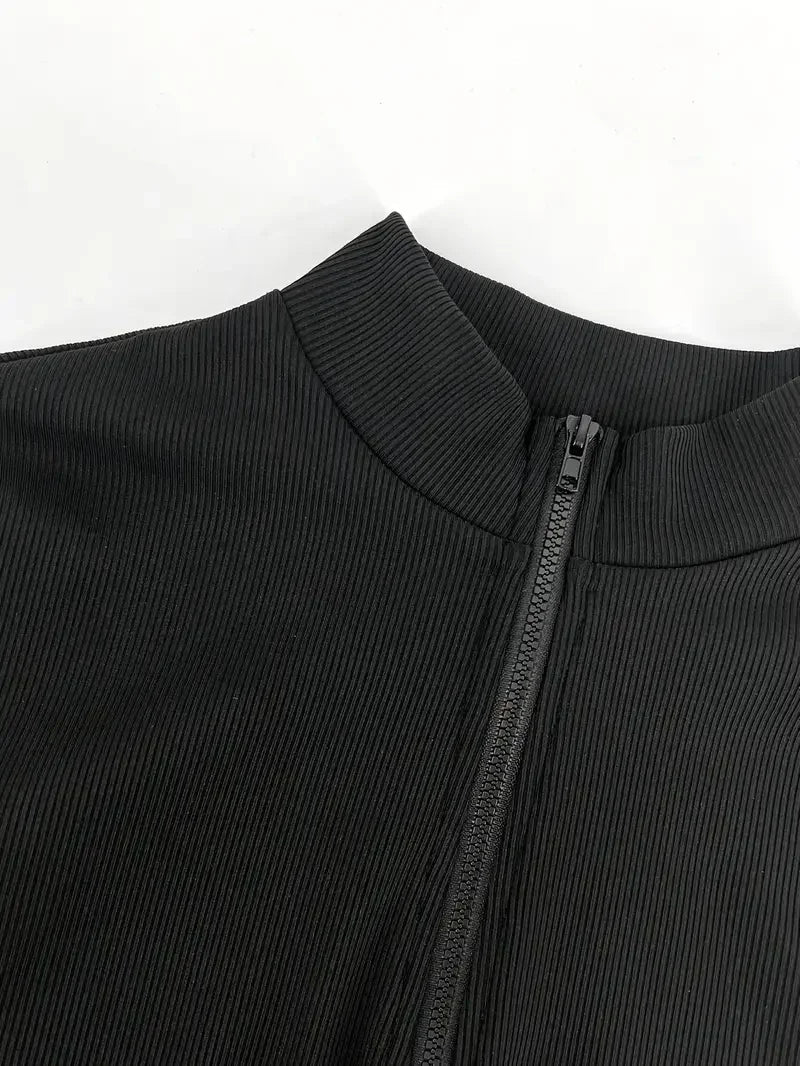 Hot-selling solid-color casual button-down round-neck T-shirts in autumn and winter, three-piece set