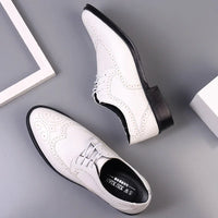 Oxford Shoes Genuine Calfskin Leather  Dress Shoes Classic Business Formal Shoes Man Handcrafted Mens