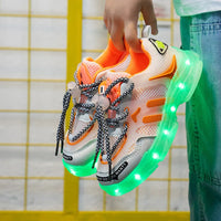 Boys Girls Shoes Summer Casual Mesh Breathable Sneakers 2022 New Trendy Korean Version Fashion Old Shoes