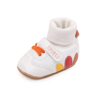 Baby Sock Shos Autumn and Winter Baby Girls Boys Ankle-covered Style 0-1 Year Old Anti Slip Fashion Design Newborn Infant Shoes