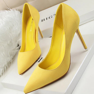 BIGTREE Shoes Women Pumps Fashion High Heels For Women Shoes Casual Pointed Toe Women Heels Stiletto Ladies Chaussures Femme