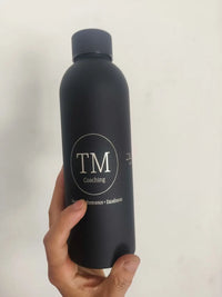 Custom LOGO name small 500ml mouth stainless steel thermos water bottle for wedding party customized gift