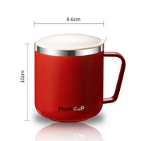Milk Coffee Cup Stainless Steel Double Wall Thermal Insulated Water Cups and Mugs Metal Coffee Cup Mug