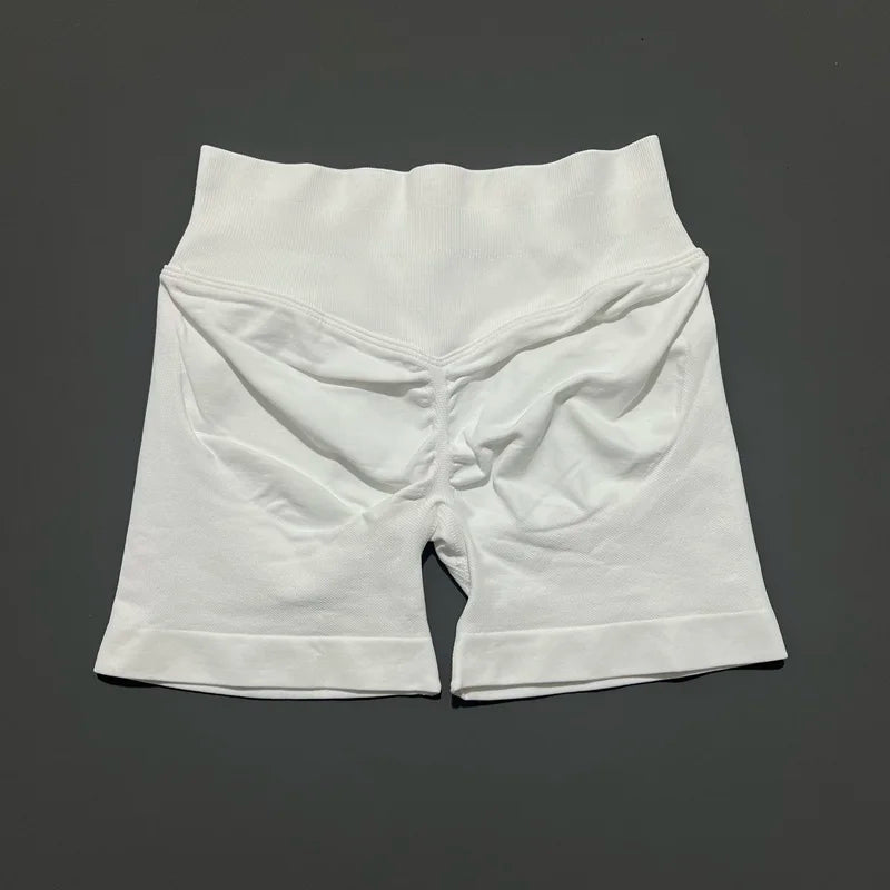 Gym Shorts Women Fitness Sports Biker Shorts High Waist And Waist Tightening Yoga Shorts Workout Scrunch Butt Seamless Leggings