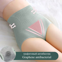 High Waist Panties Underwear Women's Shorts Briefs with Filter Sexy Underpants Female Sets Cotton Breeched Menstrual