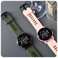 Children's Watches Fashion Digital Watches for Kids Waterproof Sport LED Electronic Wristwatch Simple Boys Girls Student Clock