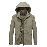 Men's Windbreaker Jackets Waterproof Hooded Water Proof Wind Breaker Casual Coat Male Clothing  Autumn Jackets Men TOP