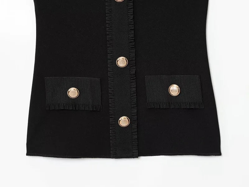 MUJER Black Flare Pants Sets for Women 2 Pieces High Waist Trousers Suits Woman Outfit off Shoulder Halter Top Female Lady Sets