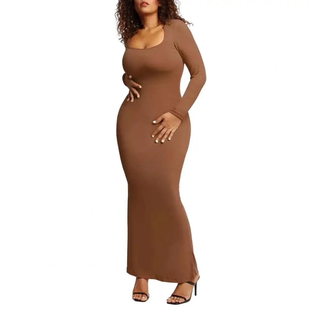 Elegant Women Dress Flattering Bodycon Maxi Dresses for Women Soft Str Mega Mart Center Elegant Women Dress Flattering Bodycon Maxi Dresses for Women Soft Str Mega Mart Center