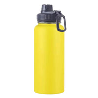 1pc Stainless Steel Insulated  1000ml/32oz Leakproof Water Bottle Double Wall Vacuum Thermal Drinkware Cup Perfect For Outdoor