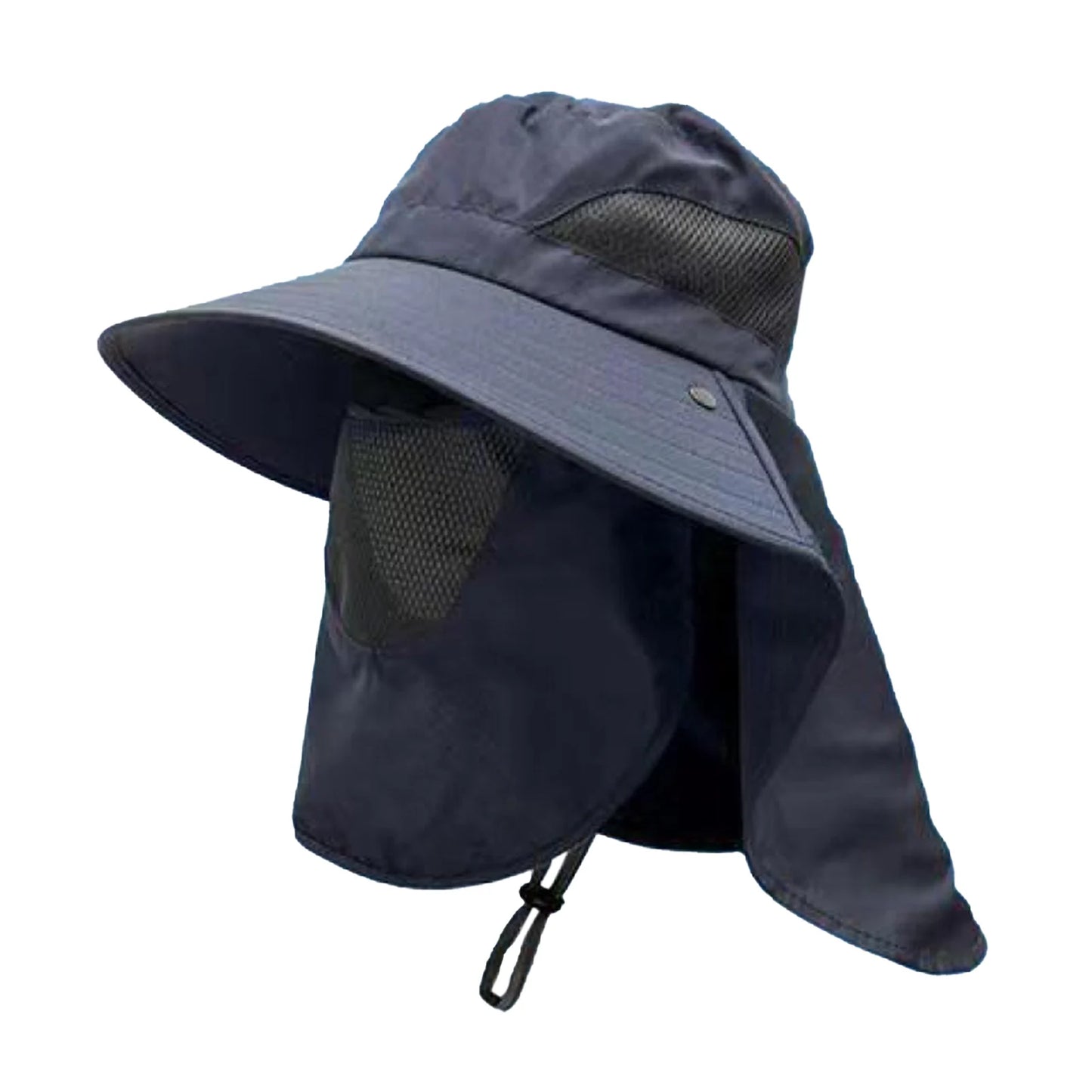 Outdoor Fishing Hat With Neck Flap Uv Protection Foldable Bucket Hats For Men Women Cycling Hiking Wide Brim Summer Sunshade Cap