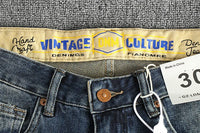 Embroidered Retro Jeans Men's High-End Quality Men's Clothing Slim-Fitting Small Straight Fashionable All-Match Youth Trousers