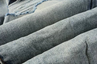 Men's Skinny Denim Jeans 2025 New Streetwear Distressed Painted Repair Low-Rise Brand Pants for Casual Style