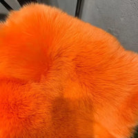 Warm Faux Fur Coats Women Short Overcoats Loose O Neck Long Sleeves Covered Button Straight Work Y2k Casual 2025 Autumn Winter