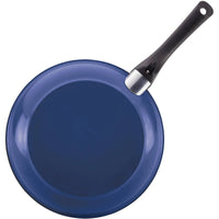 Farberware 12-Piece PURECOOK Ceramic Nonstick Pots and Pans Set/Cookware Set, Blue