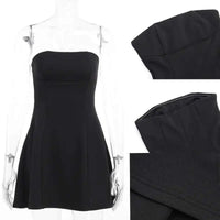 Giyu Sexy Club Party Dresses Women 2024 Summer Dress Elegant Short Mini Dress Backless Sleeveless A Line Slim Vestidos