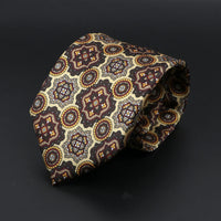 Fashion Men's 7.5cm Silk Tie Super Soft Bohemian Style Dot Chic Novelty Red Blue Necktie Suit Shirt Luxury Banquet Accessories