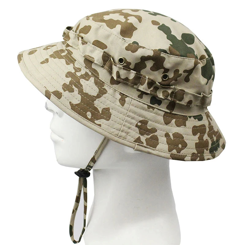 Sun Hats for Men Women Bucket Hat Boonie Hat Foldable Sunshine Protection Hiking Beach Fishing Summer Safari with Windproof Cord