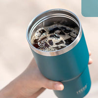 Tyeso Stainless Steel Coffee Cup Cold And Hot Double-layer Insulated Cup Tumbler Thermo Water Bottle Car Travel Mug Vacuum Flask