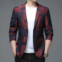 Jacket for Men Plus Big Size Oversize Black Man Suits and Blazers Fashion 2025 Menswear Elegant Clothing Coats High Quality New